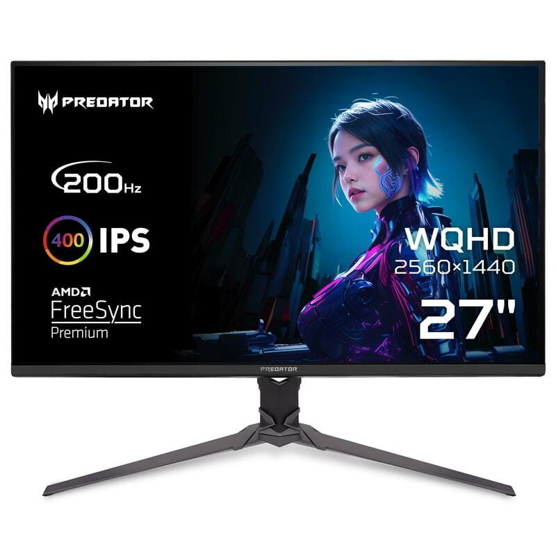 Монитор Acer 27" Predator XB273UX1bmiiprx (UM.HX3EE.111) IPS Black 200Hz