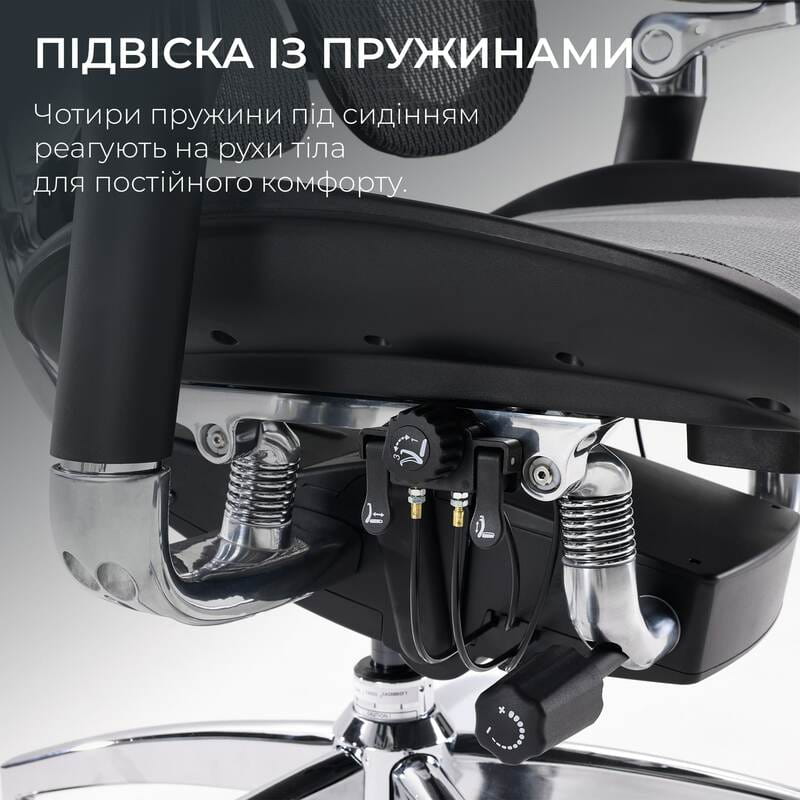 Крісло офісне Sihoo Doro S300 Mesh Dark Grey (S300-M201)