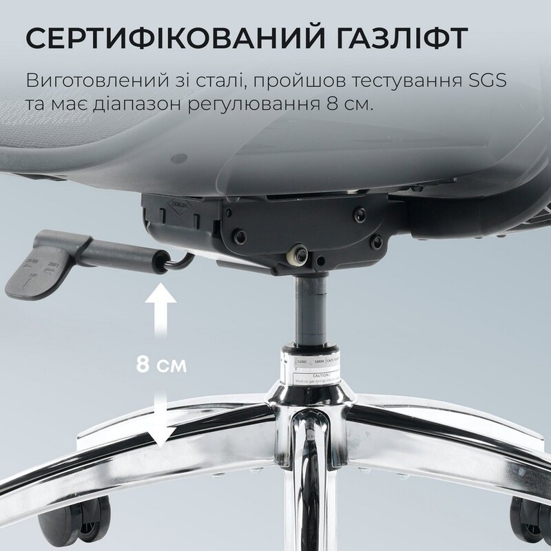 Крісло офісне Sihoo Doro S100 Mesh Black (S100-M301)
