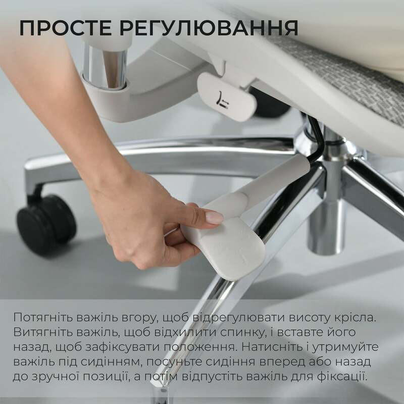 Кресло офисное Sihoo Doro S100 Mesh White (S100-M302)