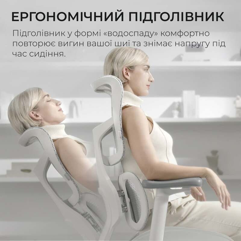 Кресло офисное Sihoo Doro S100 Mesh White (S100-M302)
