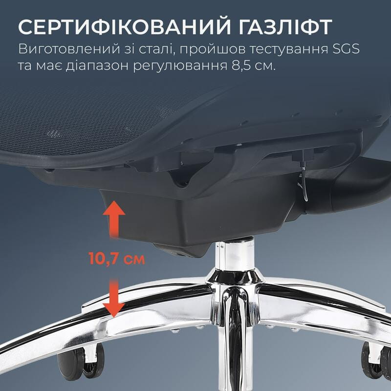 Кресло офисное Sihoo Doro C300 Pro Mesh Black (DORO-C300-PRO-M101)