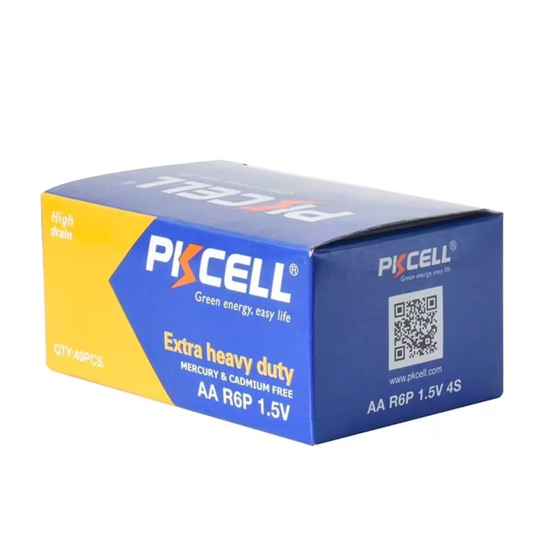 Батарейка PKCELL Extra Heavy Duty AA/LR06 BL 40шт (PKCR0640)