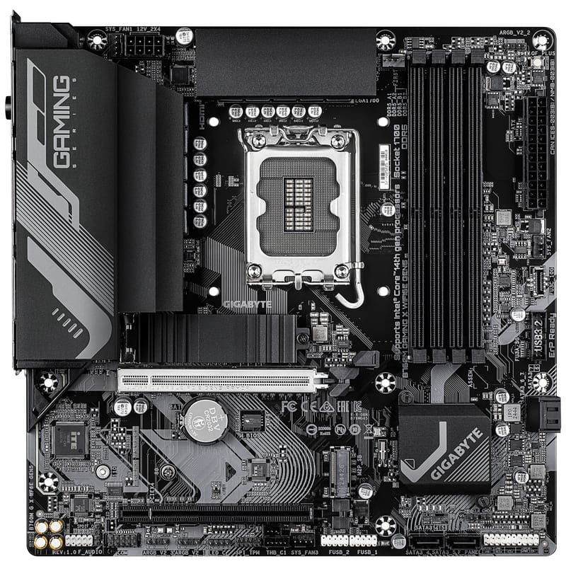 Материнская плата Gigabyte B760M Gaming X WiFi6E Gen5 Socket 1700