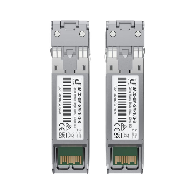 Модуль SFP Ubiquiti 10G Bidirectional Single-Mode Optical Module 2 pack (UACC-OM-SM-10G-S-2)