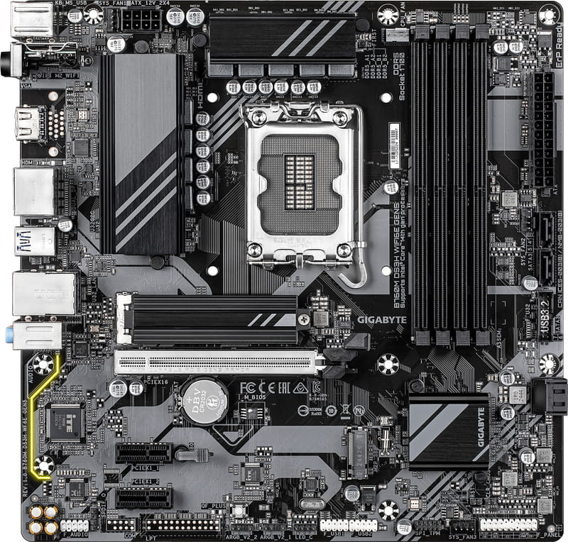 Материнская плата Gigabyte B760M DS3H WiFi6E Gen5 Socket 1700