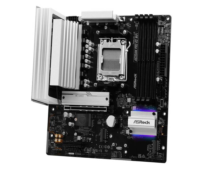 Материнська плата ASRock A620AM Pro RS WiFi Socket AM5