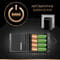 Фото - Заряднoe устройство Duracell CEF14 + AA/HR06 NI-MH 1300 mAh BL 2шт + AAA/HR03 NI-MH 750 mAh BL 2шт | click.ua