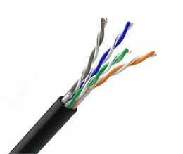 Кабель для внешней прокладки OK-Net КПП-ВП (100) UTP, CAT5e, 4х2х0.5, бухта 305м (49224)