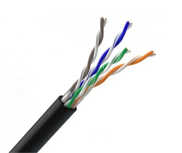 Кабель для внешней прокладки OK-Net КПП-ВП (100) UTP, CAT5e, 4х2х0.5, бухта 305м (49224)