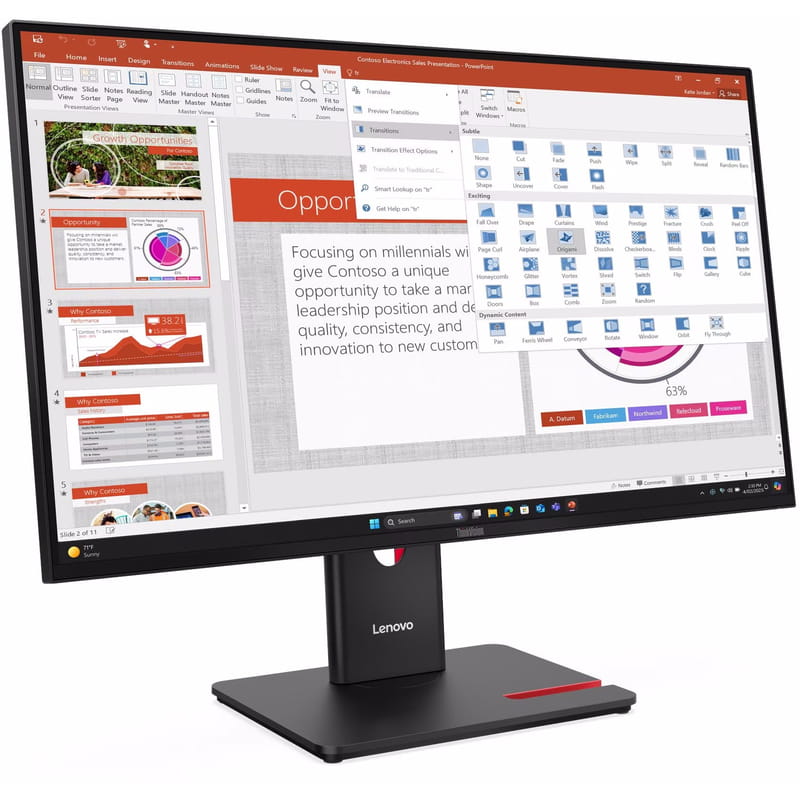 Монитор Lenovo 27" ThinkVision T27-40 (64A5MAT6UA) IPS Black 120Hz