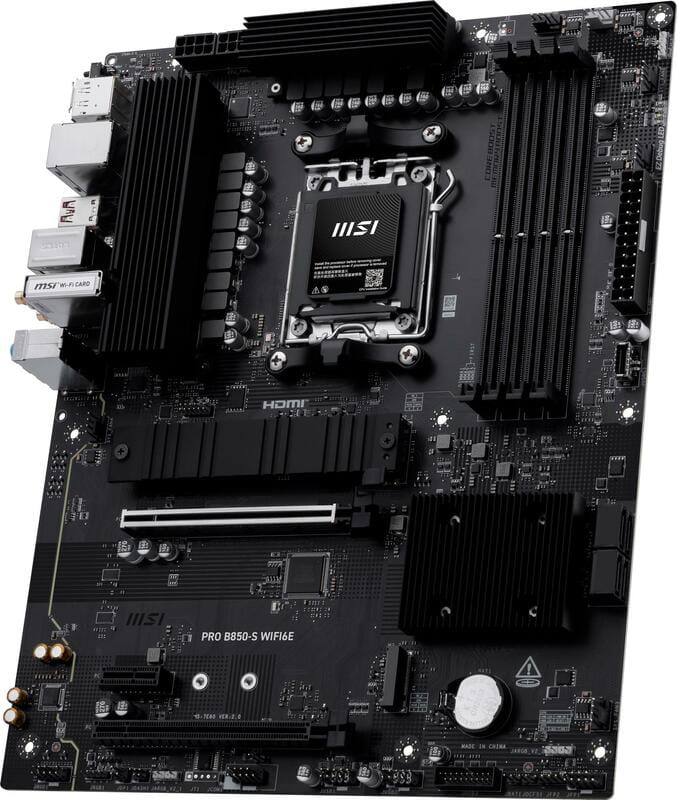 Материнская плата MSI Pro B850-S WiFi6E Socket AM5