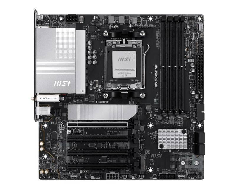 Материнська плата MSI Pro B850M-P WiFi Socket AM5