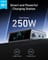 Фото - Мережевий зарядний пристрій Anker GaNPrime 250W 4xUSB-C PD, 2xUSB-A Black (A2345341) | click.ua