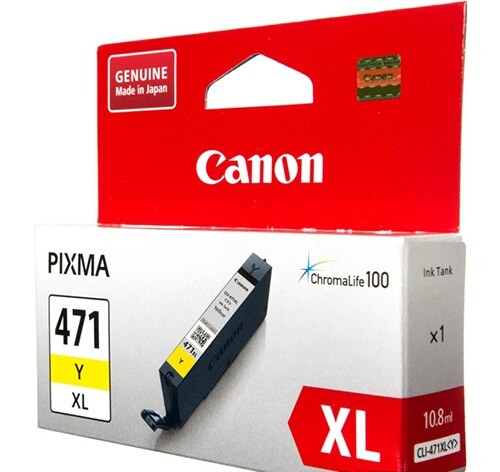 Картридж Canon (CLI-471XL) Pixma MG5740/MG6840 Yellow (0349C001)