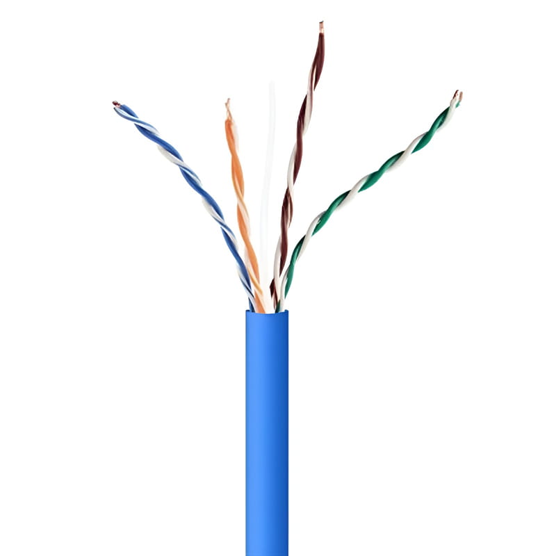 Кабель вита пара Cablexpert (UPC-5004E-SOL-B) CAT5e, алюміній під міддю (CCA з AWG24), неекранований, блакитний, 305м
