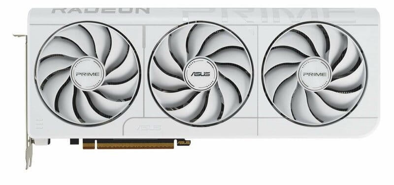 Видеокарта AMD Radeon RX 9070 XT 16GB GDDR6 Prime White OC Asus (PRIME-RX9070XT-O16G-WHITE)