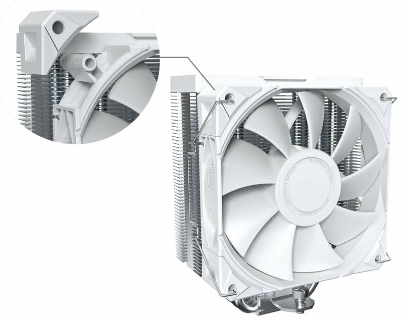 Кулер процесорний Montech NX400 White