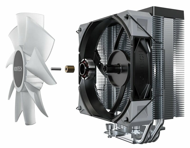 Кулер процесорний Montech NX400 ARGB White