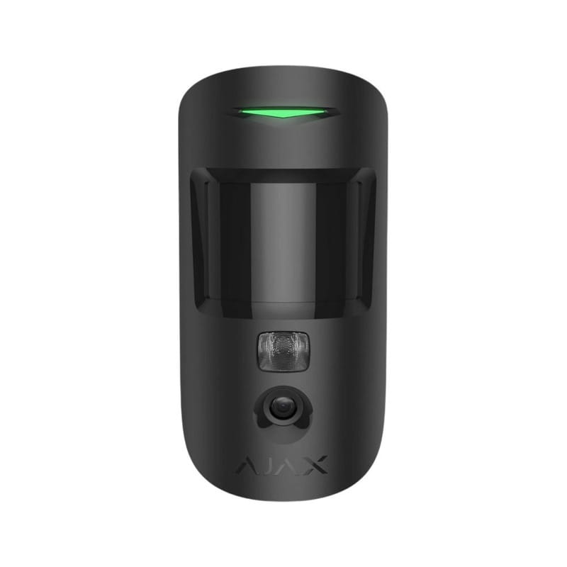 Бездротовий оповіщувач руху з камерою Ajax MotionCam HDR Black (117743.307.BL1)