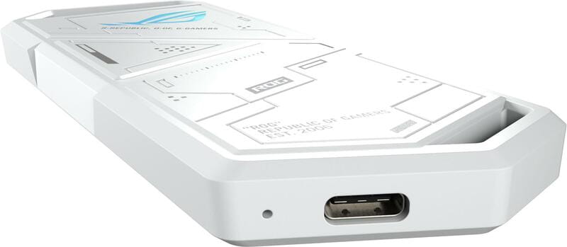 Зовнішня кишеня Asus ROG Strix Arion ESD-S1C PCIe NVMe M.2 2230/2242/2260/2280 USB Type-C 3.2 White (90DD02H1-B09000)