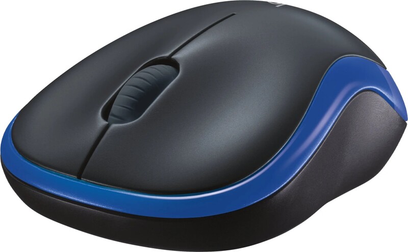 Мышь беспроводная Logitech M185 Blue (910-002236)