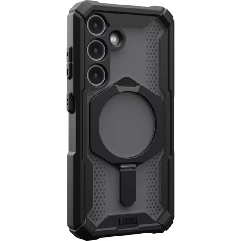 Чeхол-накладка Urban Armor Gear Plasma XTE MagSafe для Samsung Galaxy S24 SM-S921 Black/Silver (214448114034)