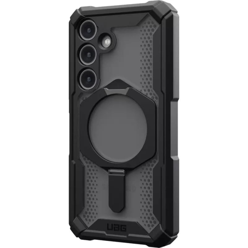 Чeхол-накладка Urban Armor Gear Plasma XTE MagSafe для Samsung Galaxy S24 SM-S921 Black/Silver (214448114034)