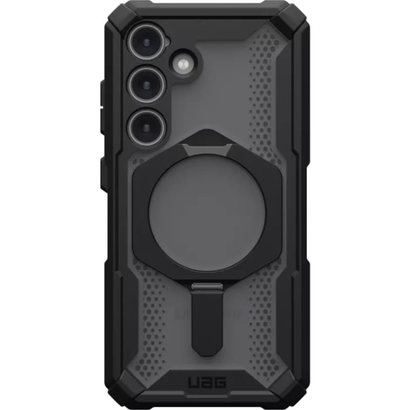 Чeхол-накладка Urban Armor Gear Plasma XTE MagSafe для Samsung Galaxy S24 SM-S921 Black/Silver (214448114034)