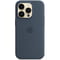 Фото - Чехол-накладка Apple Silicone Case with MagSafe для Apple iPhone 14 Pro Storm Blue (MPTF3) | click.ua