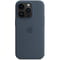 Фото - Чехол-накладка Apple Silicone Case with MagSafe для Apple iPhone 14 Pro Storm Blue (MPTF3) | click.ua