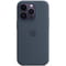 Фото - Чехол-накладка Apple Silicone Case with MagSafe для Apple iPhone 14 Pro Storm Blue (MPTF3) | click.ua