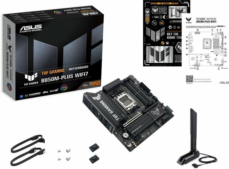 Материнська плата Asus TUF Gaming B850M-Plus WiFi7 Socket AM5