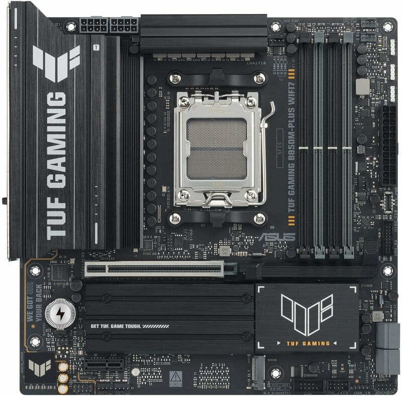 Материнська плата Asus TUF Gaming B850M-Plus WiFi7 Socket AM5