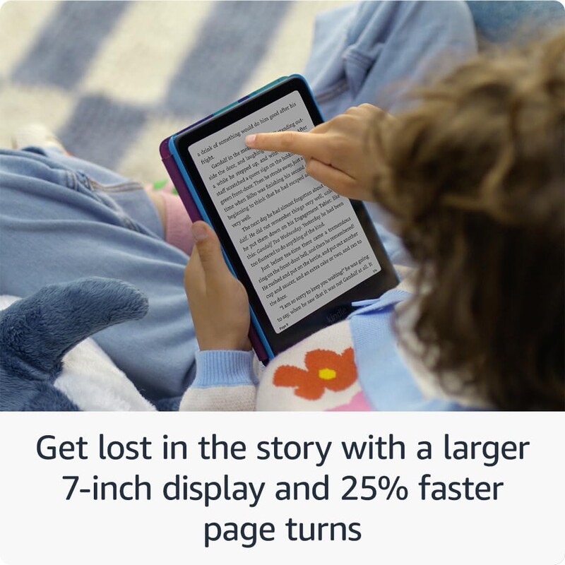 Электронная книга Amazon Kindle Paperwhite Kids (12th Gen) 16GB Black with Cyber City Cover_JP