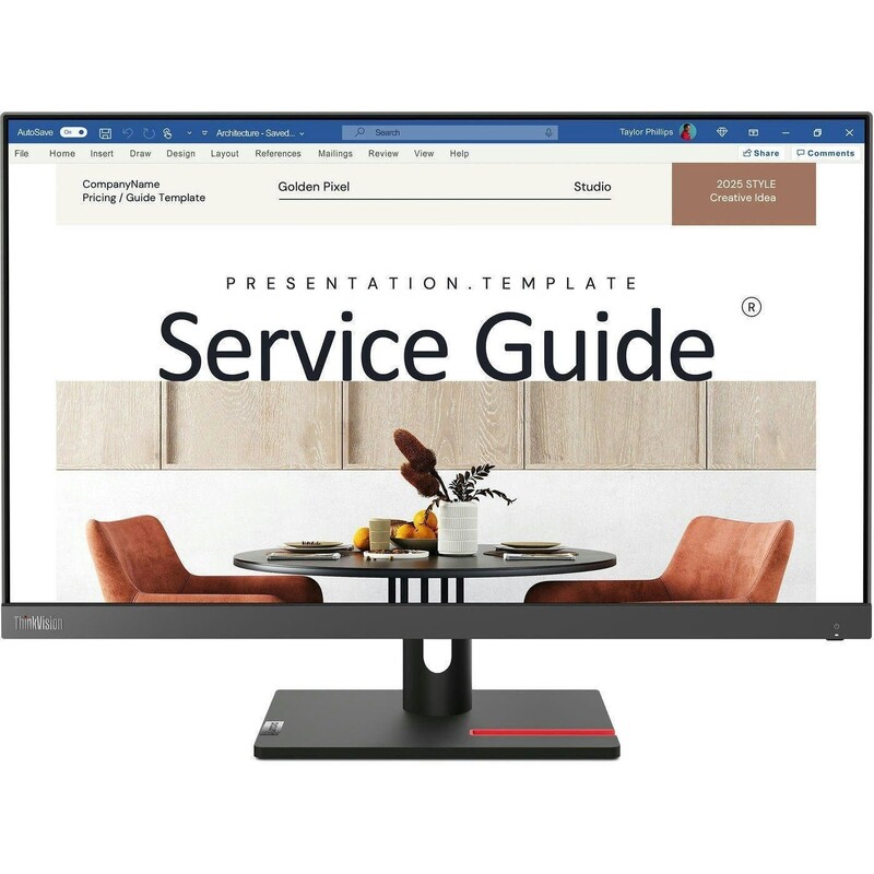 Монiтор Lenovo 23.8" S24i-30 (63DEKAT3EU) IPS Black