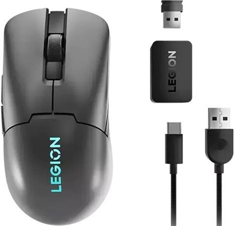 Миша бездротова Lenovo Legion M600s Qi Wireless Gaming Mouse Black (GY51H47355) USB