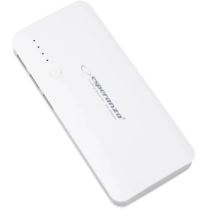 Универсальная мобильная батарея Esperanza 8000mAh White-Grey (EMP106WE)_