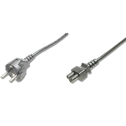 Кабель питания Digitus Schuko - C5, M/F, 1.8 м (AK-440103-018-S)