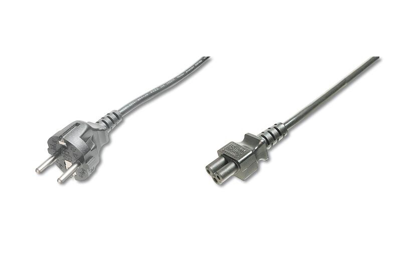 Кабель питания Digitus Schuko - C5, M/F, 1.2 м (AK-440115-012-S)