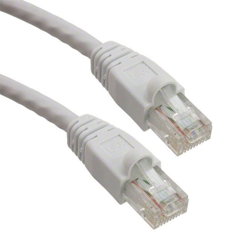 Патч-корд Molex UTP, RJ45, Cat.5, 2m, сірий (PCD-01003-0E)