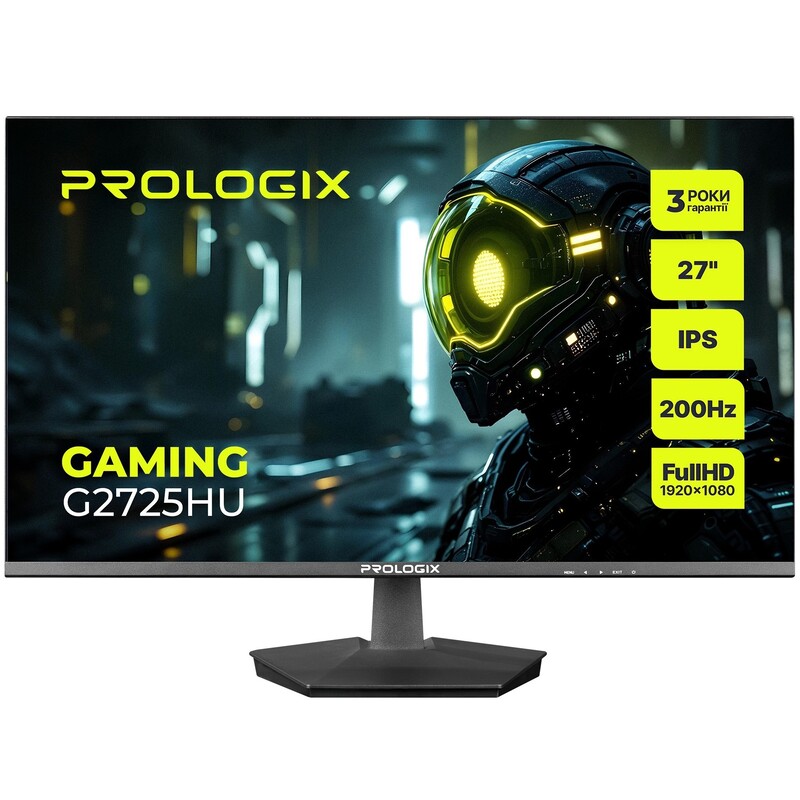 Монитор Prologix Gaming 27" G2725HU IPS Black 200Hz