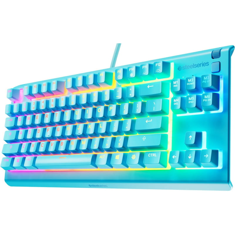 Клавіатура SteelSeries Apex 3 TKL Aqua (64933)
