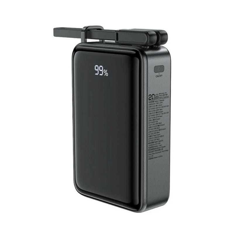 Універсальна мобільна батарея Acefast M14 20000mAh 22.5W Black (6974316283966)