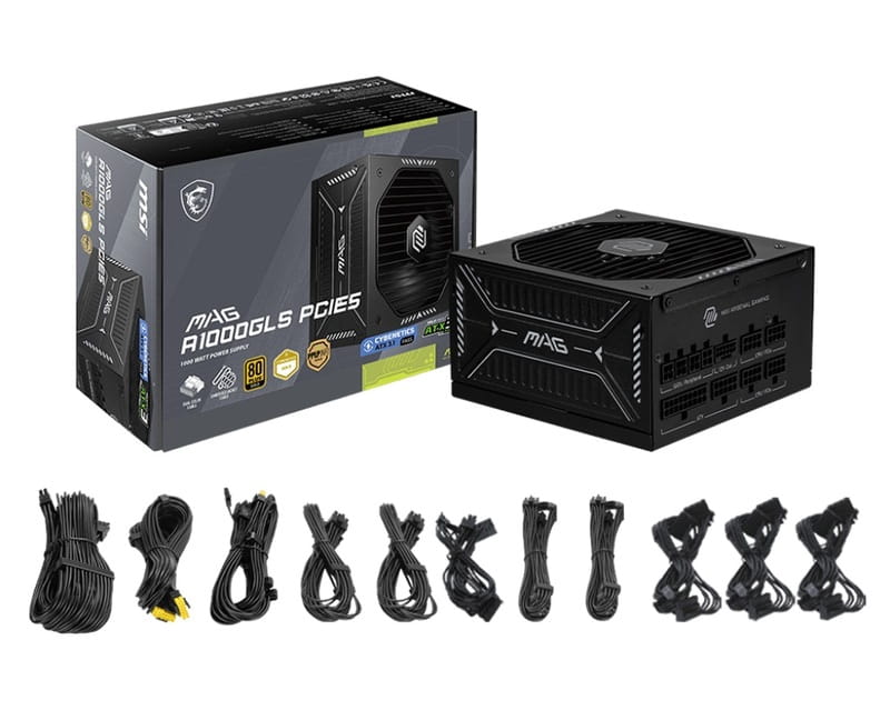 Блок питания MSI MAG A1000GLS PCIE5 PCIE5 1000W