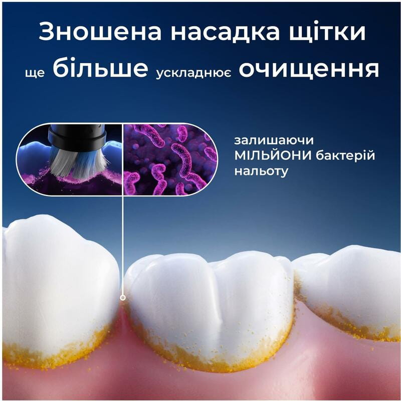 Насадка для зубной электрощетки Braun Oral-B iO RB SBF-4 Gentle Care Black (4 шт)