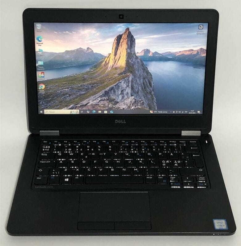 Ноутбук Dell Latitude E5270 / 12.5" (1366x768) / i3-6100U / 8GB / 128GB SSD / Win10Pro / Backlight - Б/в