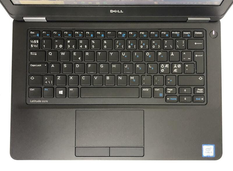 Ноутбук Dell Latitude E5270 / 12.5" (1366x768) / i3-6100U / 8GB / 128GB SSD / Win10Pro / Backlight - Б/в