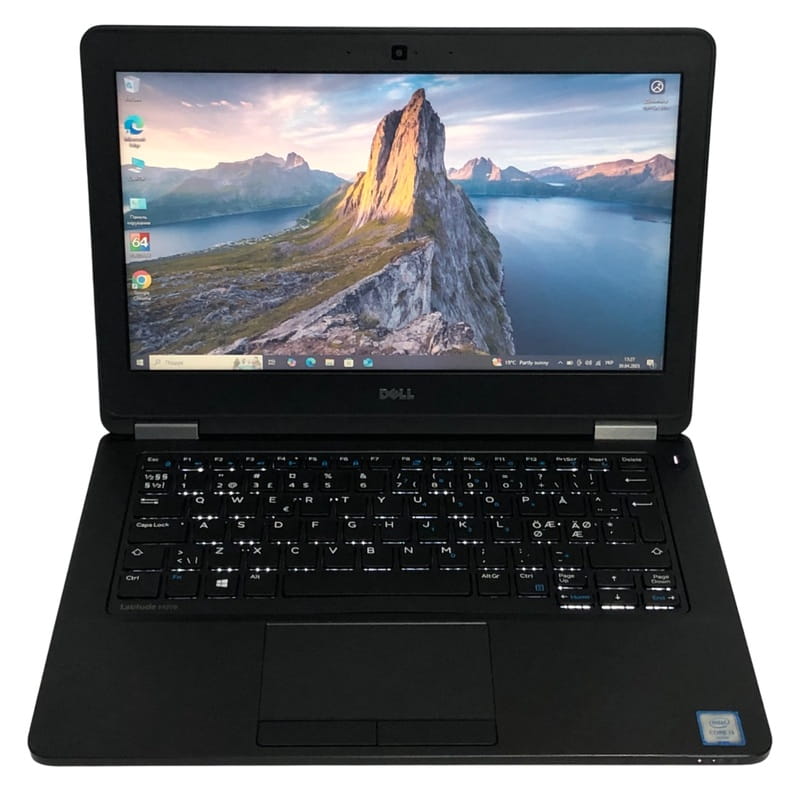 Ноутбук Dell Latitude E5270 / 12.5" (1366x768) / i3-6100U / 8GB / 128GB SSD / Win10Pro / Backlight - Б/в