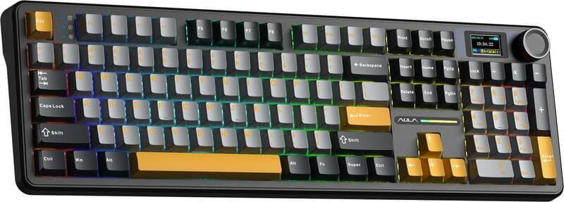 Клавиатура беспроводная Aula F108 Pro Black (6978080501295)